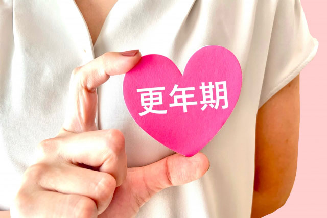女性の更年期障害(発汗・動機・息切れ・不安/不快感・イライラなど）